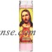 Corazon Jesus Unscented Candle, Red   552702690